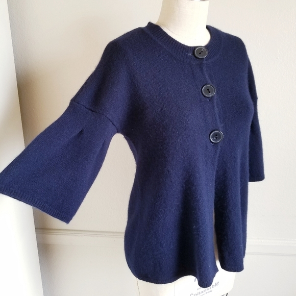 Vince Cashmere Flare sleeve Cardigan Small‎ - Picture 2 of 8